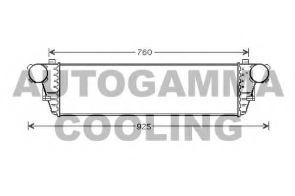 AUTOGAMMA 104497 Intercooler, charger